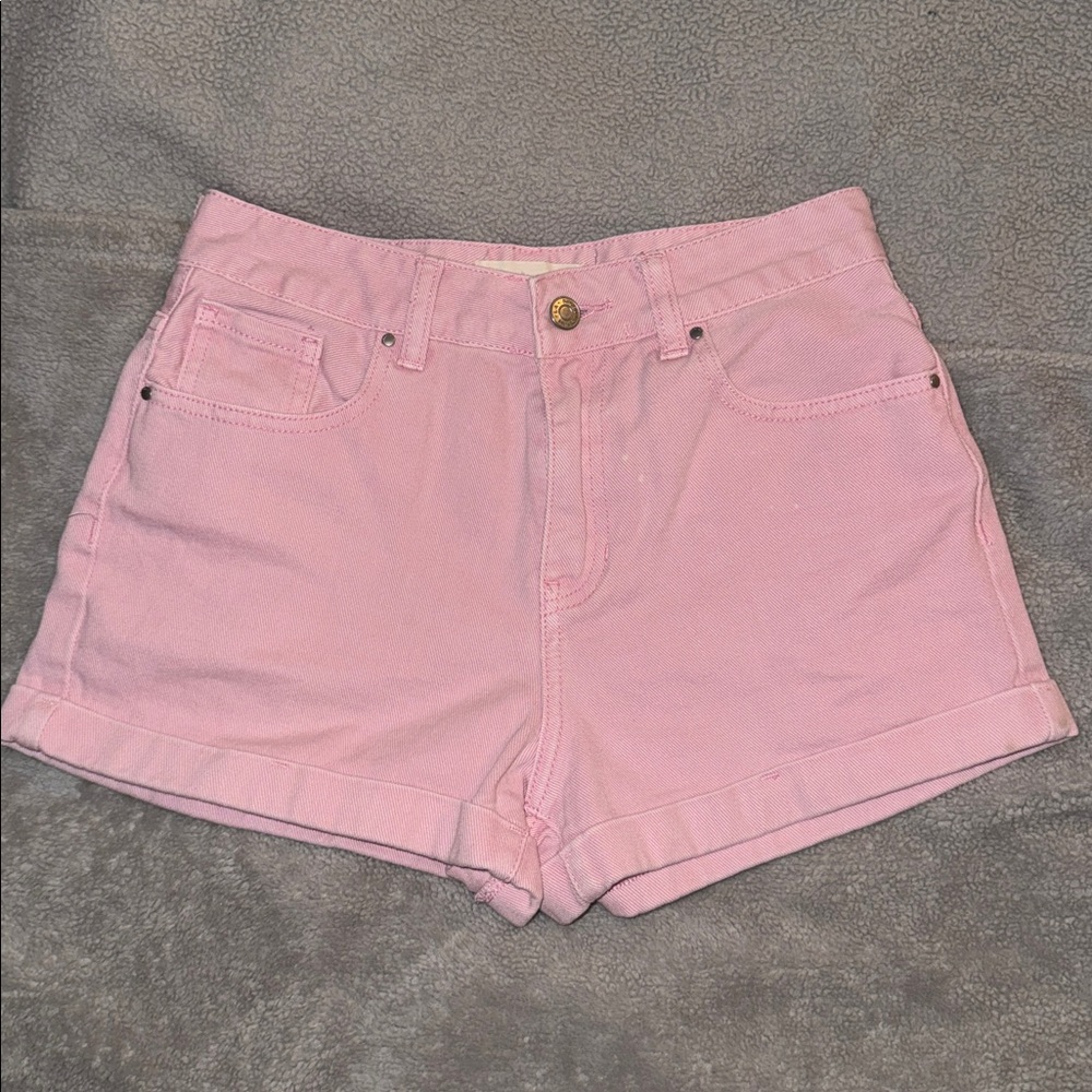 PacSun Light Pink Mom Short